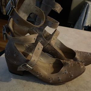 Free bird rhinestone shoe boots